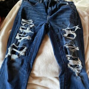 American Eagle Skinny Ripped Jeans